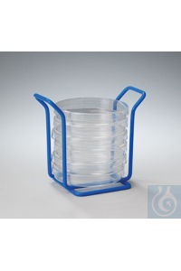 Bel-Art Poxygrid Petri Dish Mini Rack; 100mm, 6 Places, 5¼ x 3¼ x 4¾ in....